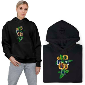 Wygodna BLUZA DAMSKA Czarna Sunflower Wzory - XXL