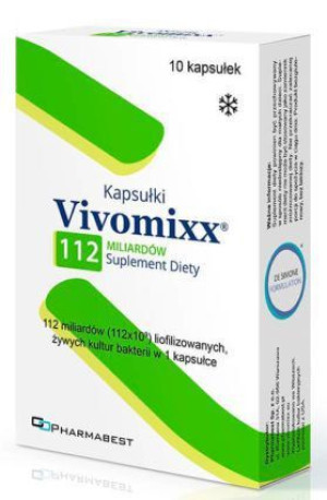 Vivomixx, kapsułki 112 mld, probiotyk dla niemowląt, dzieci