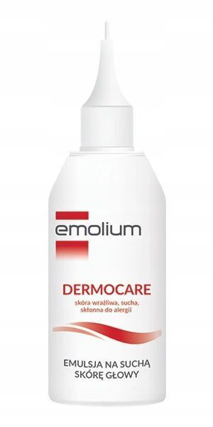 Emolium Dermocare, emulsję na suchą podrażnioną skórę głowy, 100 ml
