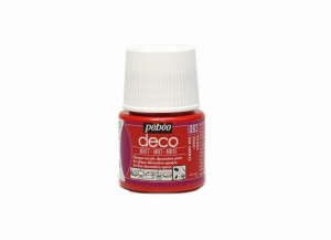 Farba akrylowa Pebeo do decoupage 45 ml czerwona