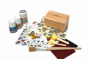 Moja pierwsza skarbonka - zestaw startowy do decoupage dla dzieci