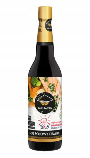 Mr. Ming SOS SOJOWY 36% CIEMNY Bezglutenowy 625ml