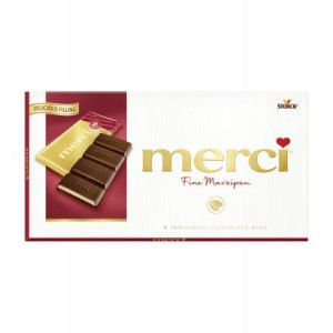 Czekolada MERCI Marcepan z Nadzieniem 112g