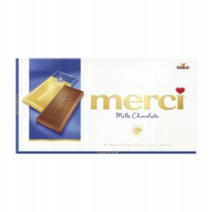 Czekolada MERCI Mleczna Milk Chocolate 100g