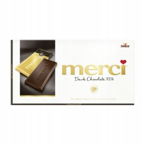 Czekolada MERCI Gorzka Dark Deserowa 72% 100g