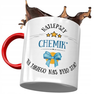 Kubek Czerwony Dla Chemika Najlepszy Chemik Kubek