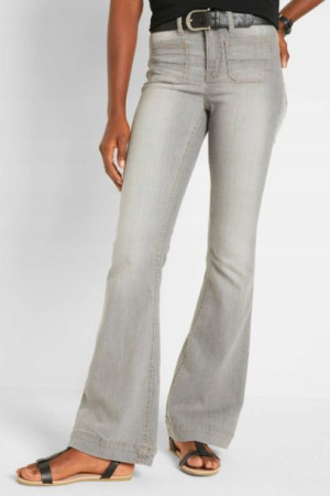 Bonprix Elastyczne Jeansowe Spodnie Dzowny Rozszerzane Stretch 44-46 943855