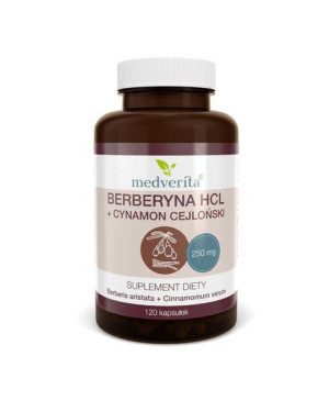 Medverita Berberyna HCL + Cynamon Cejloński
