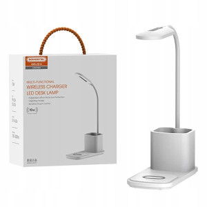 Lampka Biurkowa Led 3 Barwy Ładowarka Indukcyjna