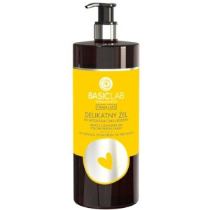 BasicLab, Delikatny żel do mycia ciała i rąk dla całej rodziny, 500ml