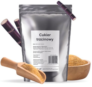 CUKIER TRZCINOWY naturalny brązowy 1kg