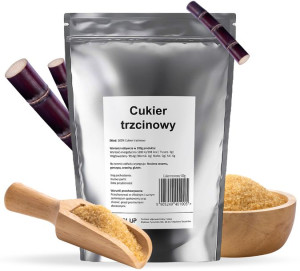 CUKIER TRZCINOWY naturalny brązowy 0,5kg