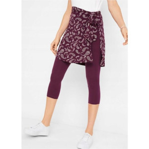Bonprix Fioletowa Krótka Spódnica Wzór Paisley Mini 40-42 912709