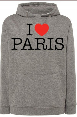 I Love Paris Kocham Paryż Bluza Męska r.5XL