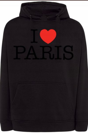 I Love Paris Kocham Paryż Bluza Męska r.M
