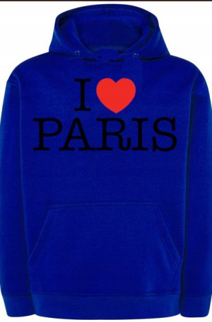 I Love Paris Kocham Paryż Bluza Męska r.XL