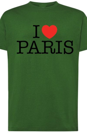 I Love Paris Kocham Paryż Męski T-Shirt r.XL