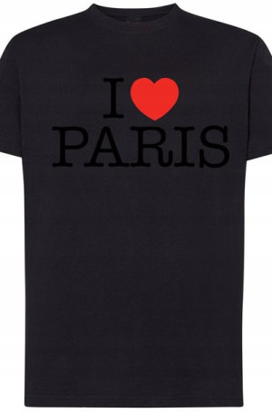 I Love Paris Kocham Paryż Męski T-Shirt r.XL
