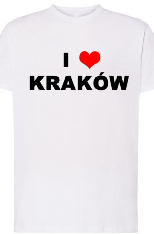 I Love Poland T-Shirt Męski Modny Nadruk r.5XL