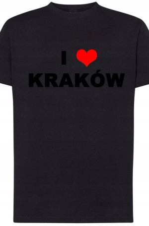 I Love Poland T-Shirt Męski Modny Nadruk r.S