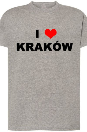 I Love Poland T-Shirt Męski Modny Nadruk r.XS