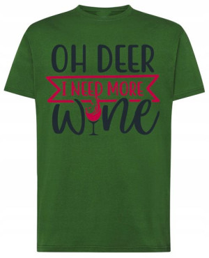 I Need MORE Wine Wino T-shirt Męski Rozm.L
