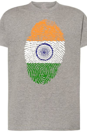Indie Flaga Odcisk Modny T-Shirt Rozm.3XL
