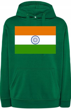 Indie Męska Modna Bluza Kaptur Nadruk r.XL