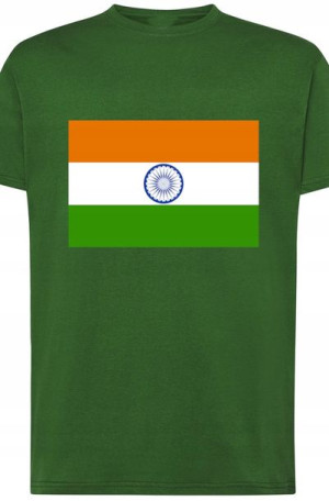 Indie Męski Modny T-Shirt Flaga Lato Rozm.M