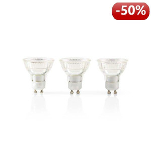 LED Żarówka GU10 | Par 16 | 4.6 W | 345 lm | 3-pak
