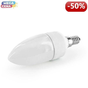 Żarówka LED 2W  E14 C35 SMD3528 ciepła 230V Świeczka / mleczne