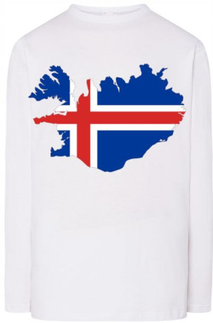 Islandia Męska Modna Bluza Longsleeve Rozm.M