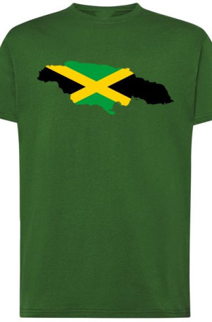 Jamajka Męski Modny T-Shirt Nadruk Logo Rozm.XL