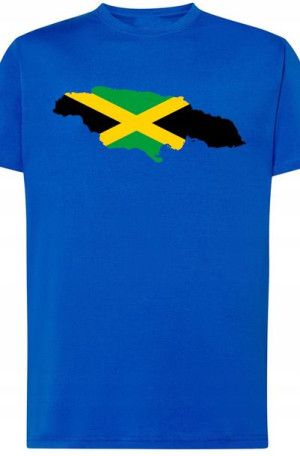 Jamajka Męski Modny T-Shirt Nadruk Logo Rozm.XXL