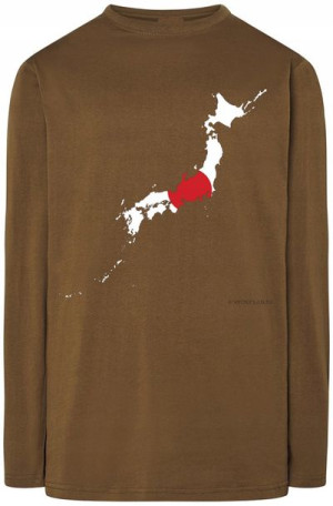 Japonia Męska Modna Bluza Longsleeve Nadruk R.4XL