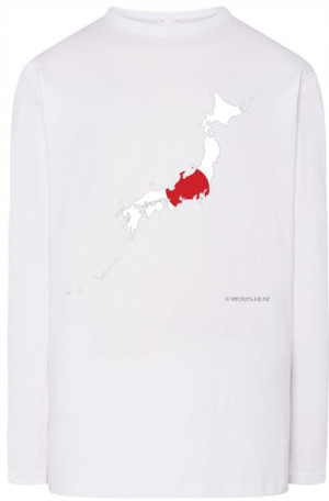 Japonia Męska Modna Bluza Longsleeve Nadruk R.XL