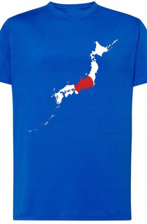 Japonia Męski T-Shirt Modny Nadruk Azja Logo R.XS