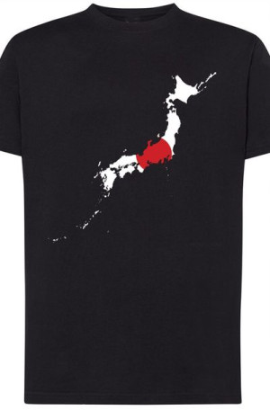 Japonia Męski T-Shirt Modny Nadruk Azja Logo R.XXL