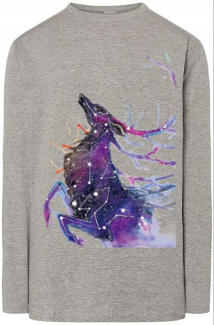 Jeleń Kolorowy Męska bluza Longsleeve Rozm.M