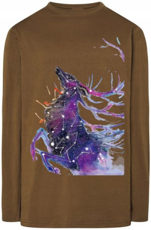 Jeleń Kolorowy Męska bluza Longsleeve Rozm.XXL