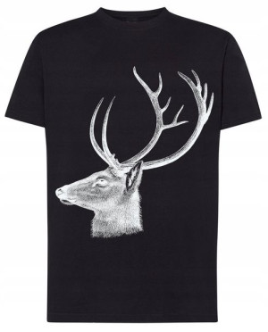 Jeleń Piękny T-shirt Myśliwski Nadruk Rozm.3XL