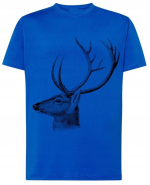 Jeleń Piękny T-shirt Myśliwski Nadruk Rozm.XXL