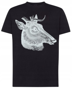 Jelonek T-shirt męski Nadruk Myśliwski Rozm.4XL