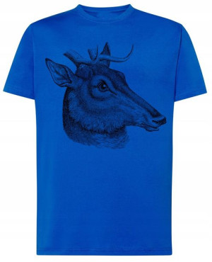 Jelonek T-shirt męski Nadruk Myśliwski Rozm.4XL