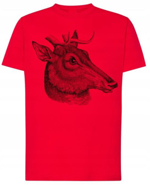 Jelonek T-shirt męski Nadruk Myśliwski Rozm.5XL