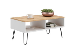Stolik kawowy prostokątny SANDI 90 x 50 x 40 cm Loft