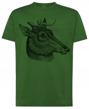 Jelonek T-shirt męski Nadruk Myśliwski Rozm.XS