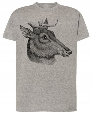 Jelonek T-shirt męski Nadruk Myśliwski Rozm.XXL
