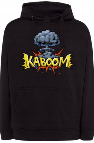KABOOM Męska Bluza Modna Kaptur r.S