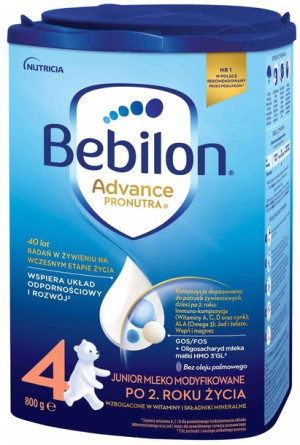Bebilon Mleko Modyfikowane Advance 4 Junior 800G